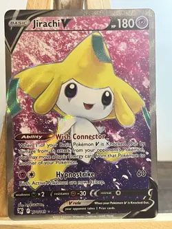 Pokemon Jirachi v TCG Full Art Holo Card Sword & Shield Astral Radiance 170/189 - Image 1