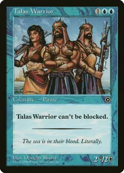 Talas Warrior - Portal Second Age - Magic the Gathering MTG - Image 1