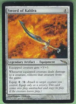 Sword of Kaldra Mirrodin MTG Magic the Gathering - Image 1
