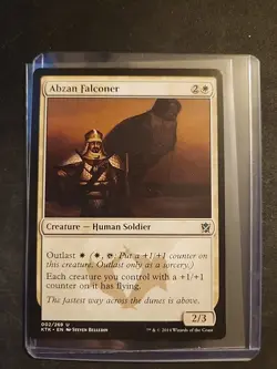 Abzan Falconer - Khans of Tarkir - Magic MTG - Uncommon - White Creature - Image 1