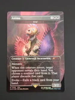 Anima Grief Final Fantasy Rainbow Foil Secret Lair English Magic The Gathering - Image 1