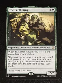 MTG Avatar: The Last Airbender The Earth King 0172 NM Rare - Image 1