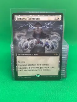 MTG Tarkir: Dragonstorm Commander - Tempest Technique Extended Art (non Foil) - Image 1
