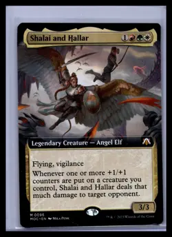 Shalai and Hallar (Extended Art) M Commander: March of the Machine 96 NM - Image 1