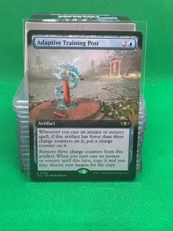 Adaptive Training Post - EXTENDED ART MTG Commander Tarkir Dragonstorm - Image 1