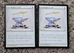 2x X2 Steelshaper's Gift Fifth Dawn Magic The Gathering MTG NM-LP - Image 1