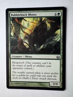 Rubbleback Rhino [Return to Ravnica] Magic MTG - Image 1