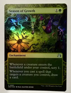 MTG Season of Growth (61/103) Wilds of Eldraine Enchanting Tales LP FOIL - Image 1