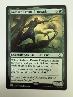 Rishkar, Peema Renegade *Rare* Magic MtG x1 NCC Commander Streets of New Capenna - Image 1