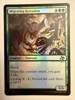 x1 Migrating Ketradon DFT Aetherdrift MTG 170 FOIL COMMON M/NM 1x - Image 1