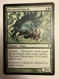 Territorial Baloth (188) Zendikar ZEN MTG Magic LP - Image 1