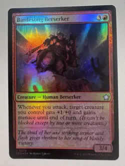 x1 Battlesong Berserker FDN Foundations MTG 78 FOIL UNCOMMON - Image 1