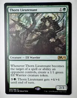 Thorn Lieutenant 203 - MTG - Core Set 2019 - NM - Image 1