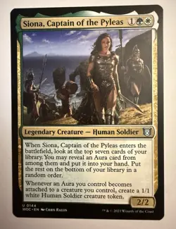 Siona, Captain of the Pyleas - Commander: Wilds of Eldraine MTG Magic - Image 1