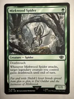 2023 MTG Mirkwood Spider Common LTR #178 - Image 1