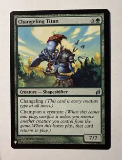 1x MTG Changeling Titan - The List Reprints (LIST) (LRW) #200 - Magic - Image 1