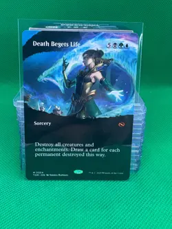 MTG - Tarkir Dragonstorm Variants Death Begets Life - Borderless (non Foil) - Image 1