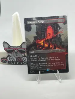 Blazemire Verge (Borderless) Duskmourn: House of Horror Regular 0329 MtG - Image 1