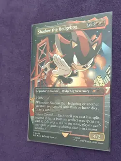 Shadow the Hedgehog (Rainbow Foil) M Secret Lair Drop Series 2086 NM MTG - Image 2