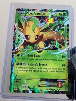 Pokemon Leafeon EX Holo Ultra Rare Card 10/83 XY Generations - Image 3