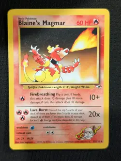 Pokemon - GYM HEROES BLAINE'S MAGMAR 37/132 LP - Image 1