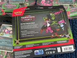 4x Shrouded Fable 3-Pack Blister (Pecharunt) - Sealed - Pokemon TCG - Image 2