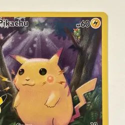 Pikachu 005/025 Pokemon 25th Anniversary Celebrations Full Art Holo Rare Art NM - Image 4