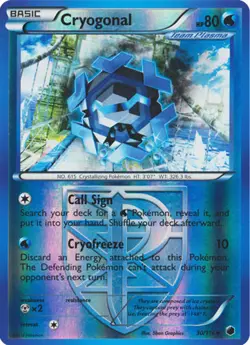 Pokemon - Cryogonal - 30/116 - Uncommon - Reverse Holo - Plasma Freeze - NM - Image 1