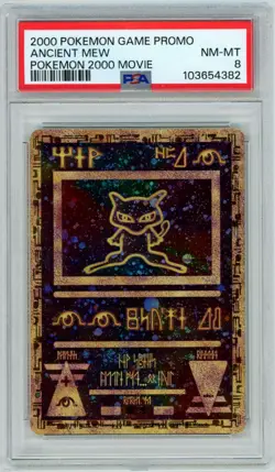 2000 POKEMON GAME MOVIE POKEMON 2000 MOVIE ANCIENT MEW PSA 8 - Image 1