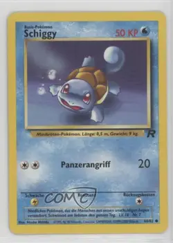 Squirtle German Pokemon Team Rocket #68 2000 - Image 1