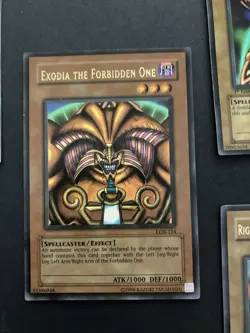 Yugioh Exodia The Forbidden One LOB-120-124 Ultra Rare Original Complete Set! NM - Image 4