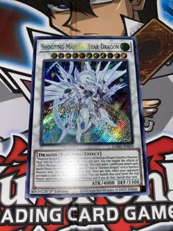 Yugioh Shooting Majestic Star Dragon 1st Edition DAMA-EN039 Secret Rare MINT - Image 1