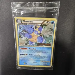 5 CARDS POKEMON FACTORY SEALED UNLEASHED STAFF PRERELEASE BLASTOISE PROMO #13 - Image 3