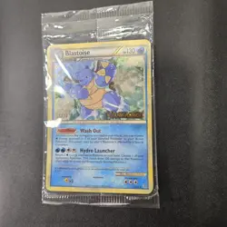 5 CARDS POKEMON FACTORY SEALED UNLEASHED STAFF PRERELEASE BLASTOISE PROMO #13 - Image 5
