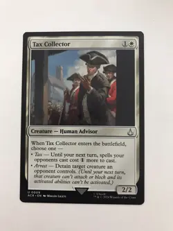 Tax Collector MTG Magic the Gathering Card NM Near Mint ACR - Image 1