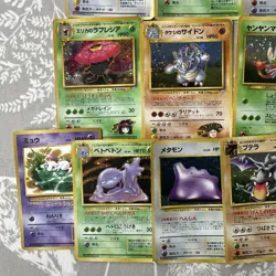 Japanese Pokemon Card Bundle Holos Rare Base Set, Jungle, Fossil ect damaged - Image 5