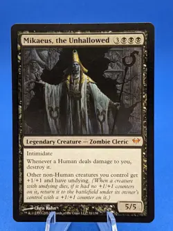 MTG - MIKAEUS, THE UNHALLOWED - DARK ASCENSION 70/158 * LIGHTLY PLAYED * - Image 1