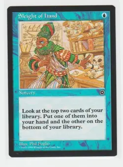 MTG ~ 1x Sleight of Hand ~ PORTAL II ~ M/NM - Image 1