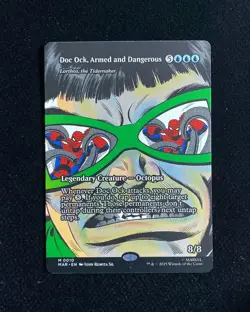 2025 Magic The Gathering MTG Marvel Borderless Doc Ock, Armed Dangerous GAV - Image 1