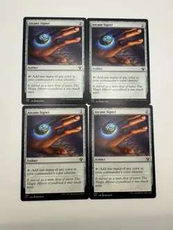 4x Arcane Signet Commander 2021 Regular - Image 1