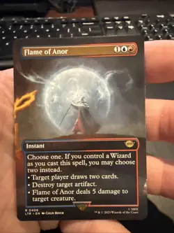 Flame of Anor (Borderless) Lord of the Rings Non-Foil 406 NM - Image 1