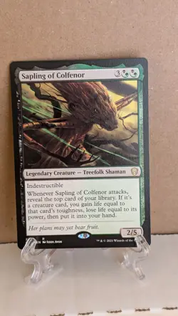 Sapling of Colfenor / Commander 2021 *Pack Fresh NM* Magic the Gathering MTG - Image 1