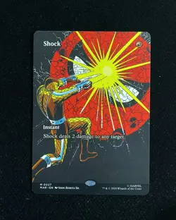 2025 Magic The Gathering MTG Marvel EN #M0027 Borderless Shock GAV - Image 1