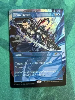 Brain Freeze - Foil - Secret Lair Kaito Shizuki - MTG Magic - Image 1