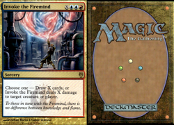 Magic the Gathering -MTG-Invoke the Firemind - Image 1