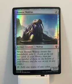 MTG CLB: Bronze Walrus Commander Legends: Battle for Baldur's Gate Regular Foil - Image 1