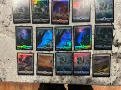 Mtg Foil Full Art Land Lot x30 - Magic The Gathering Full Art Foil Lands - Image 2
