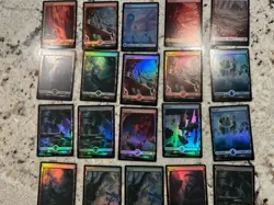 Mtg Foil Full Art Land Lot x30 - Magic The Gathering Full Art Foil Lands - Image 3