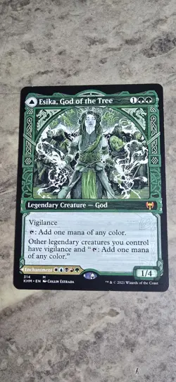 Esika, God of the Tree (Showcase) Kaldheim Regular Legendary Creature Mythic MTG - Image 1