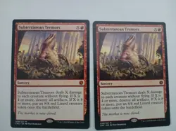 Subterranean Tremors -MTG- Conspiracy: Take the Crown ( 1x Single Card ) - Image 1